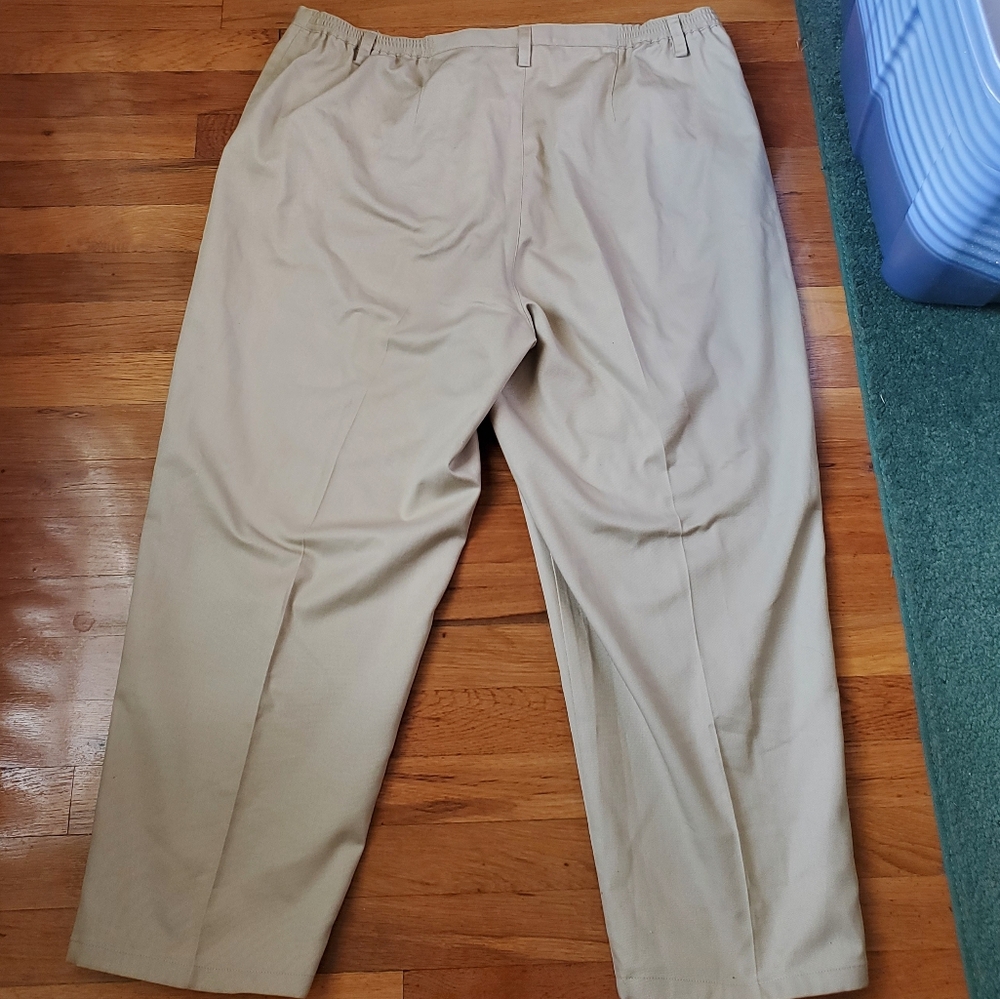 Liz Claiborne Womens Cotton Tan Khaki Pants - Picture 5 of 5